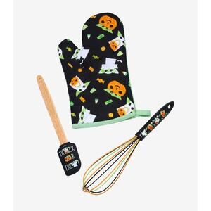 Star Wars The Mandalorian The Child Baking Set Oven Mitt Whisk Spatula New